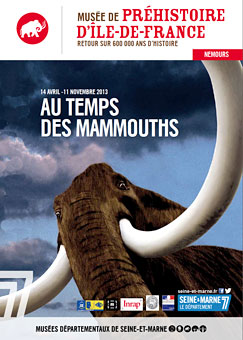 Au temps des mammouths - exposition - Nemours