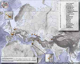 Repartition Néandertal en Europe