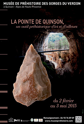 La pointe de Quinson, un outil préhistorique 