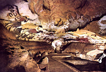 Grotte de Lascaux, salle des taureaux