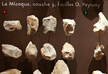 La Micoque - les fouilles réalisées par D. Peyrony