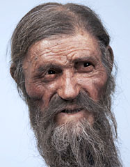 Reconstitution du visage d'Ötzi