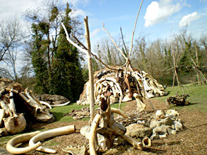 Village de n&eacute;andertaliens - Reconstitution