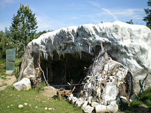 Habitat sous roche am&eacute;nag&eacute; - Photo Olivier Chanoit