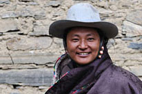 Femme tib&eacute;taine 