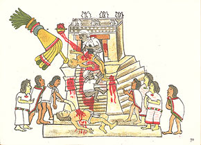 Cannibalisme chez les azteques 