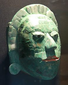 Masque de Jade - Calakmul - Maya