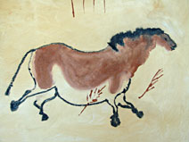 Dessin d'enfant - atelier pr&eacute;histoire