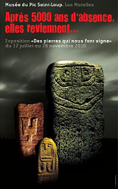 Des pierres qui nous font signe - exposition au Musée du Pic-Saint-Loup
