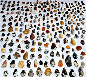 Outils préhistoriques acheuléens découverts à Saint-Astier, plus de 23 000 pièces !