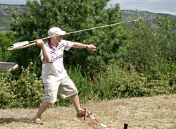 Tir au propulseur à Tautavel