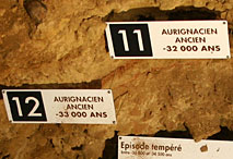 Abri Pataud - Couches aurignaciennes