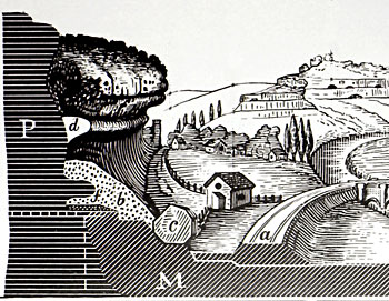 Vue g&eacute;n&eacute;rale de la Vall&eacute;e avec l'Abri Cro-Magnon