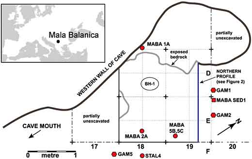 Le site de Mala Balanica en Serbie, riche de restes humains de - 500 000 ans