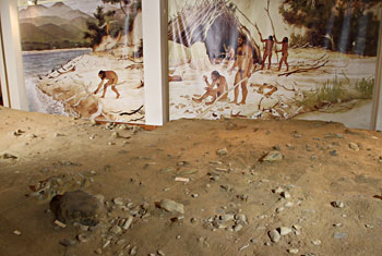 Moulage du site de Terra Amata 