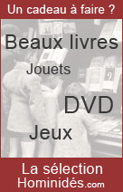 Livres, DVD cadeaux de préhistoire 