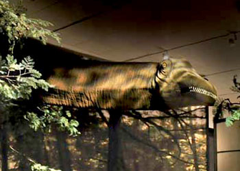 Un Argentinosaurus vous attend dès l'entrée dan l'exposition