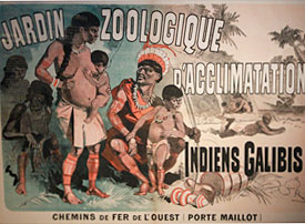 Les indiens galibis au Jardin zoologique d'acclimation