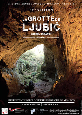 La grotte de Ljubic - exposition Monaco