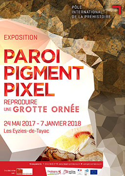 Exposition Paroi, pigment, pixel