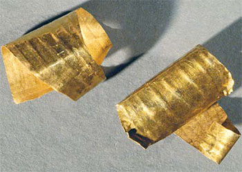 Ornements en or - Néolithique