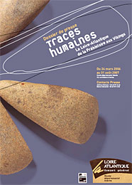 Traces Humaines - Exposition au Musée Dobrée à Nantes - Affiche