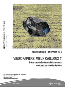 Vieux Papiers vieux cailloux ? exposition à Nice