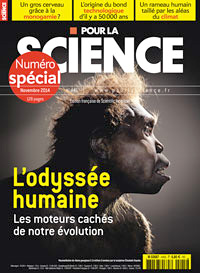 Pour la science numéro 445 - l'odyssée humaine