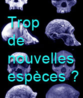 Trop de nouvelles espèces ?