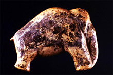 Figurine de Mammouth de la grotte de Vogelerd en Allemagne