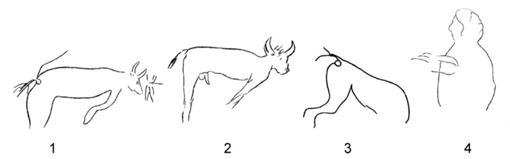 Figures anthropomorphes de la préhistoire en Périgord