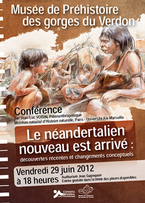 Le néandertalien nouveau est arrivé - Conférence de Jean-luc Voisin 
