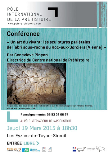 "Un art du vivant : les sculptures pariétales de l'abri sous-roche du Roc-aux-Sorciers (Vienne)" - Par Geneviève Pinçon"Un art du vivant : les sculptures pariétales de l'abri sous-roche du Roc-aux-Sorciers (Vienne)" - Par Geneviève Pinçon