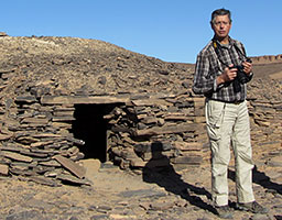 Yves Gauthier spécialist de l'art rupester au Tchad