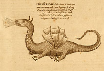 Dragon- Livre des serpents - Conrad Gesner