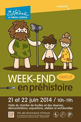 Week-end préhistorique à Etiolles Juin 2014