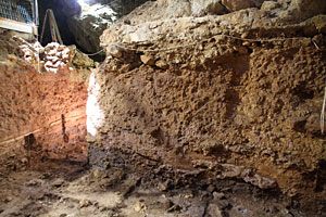 Stratigraphie grotte du Lazaret