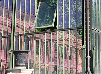 Detail des serres du Jardin des Plantes