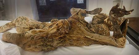 Corps de momie provenant de Chehrabad