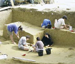 Site fouilles d'Etiolles