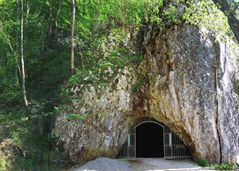 Hohle Fels entrée de la grotte