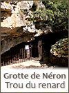 Grotte de néron et abri du renard