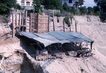 Vue générale des fouilles du Site de Terra Amata