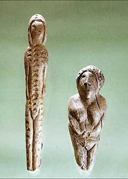 Figurines préhistoriques de Mal'ta et Buret