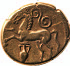 Monnaie Celtique en or