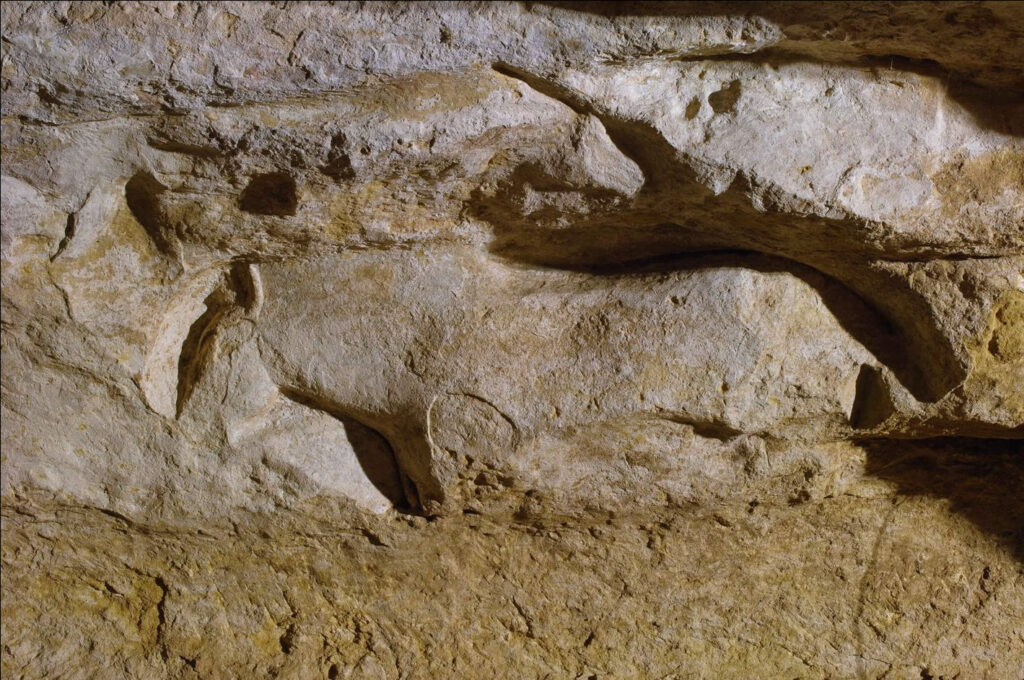 Cheval sculpté - Cap Blanc