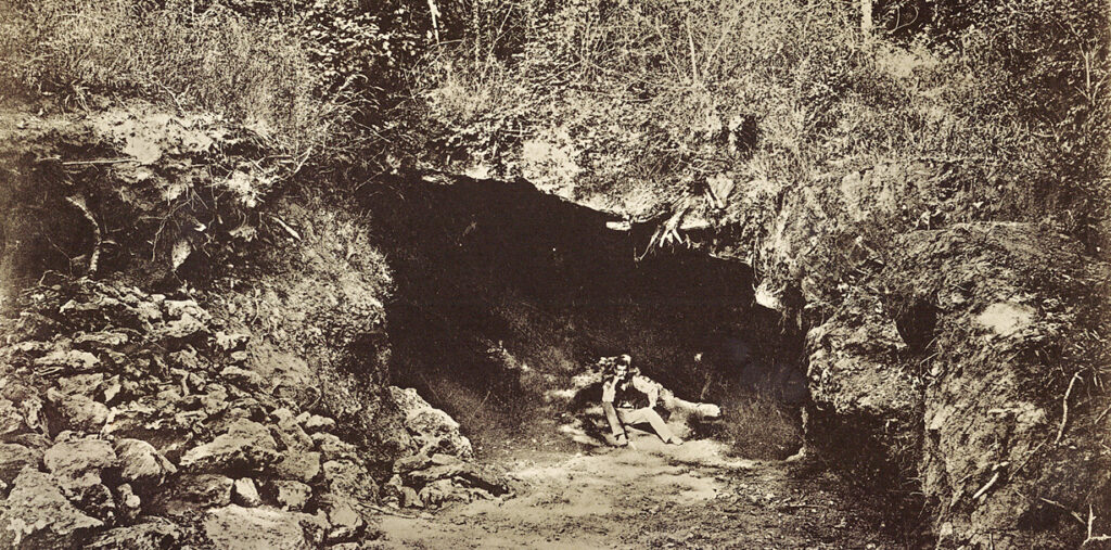 Entrée Grotte du Pape