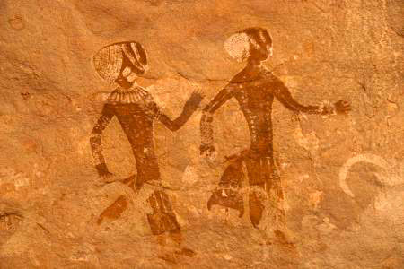 Couple Tassili n'Ajjer (Algérie)