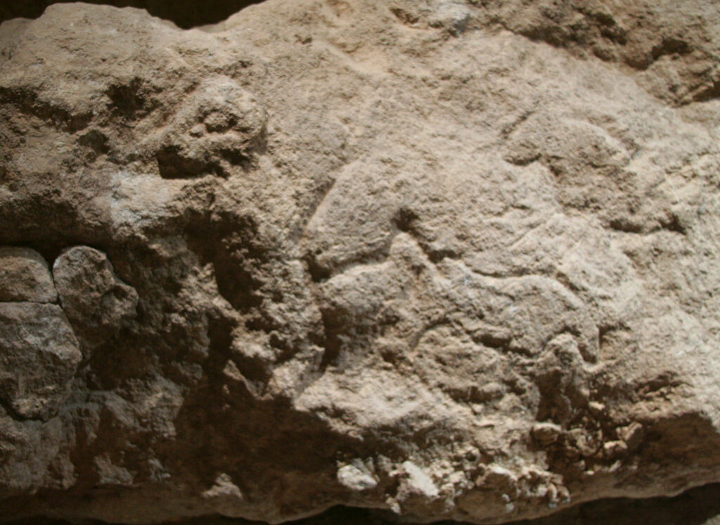 Hominoïde gravé Roc-de-Sers