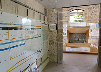 Salle d'entrée du Musée de Néandertal